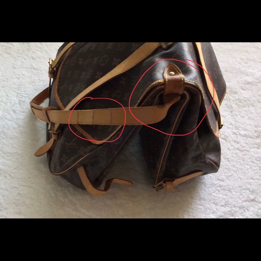 Louis Vuitton Brown and Tan Travel Bag - Picture 6 of 11